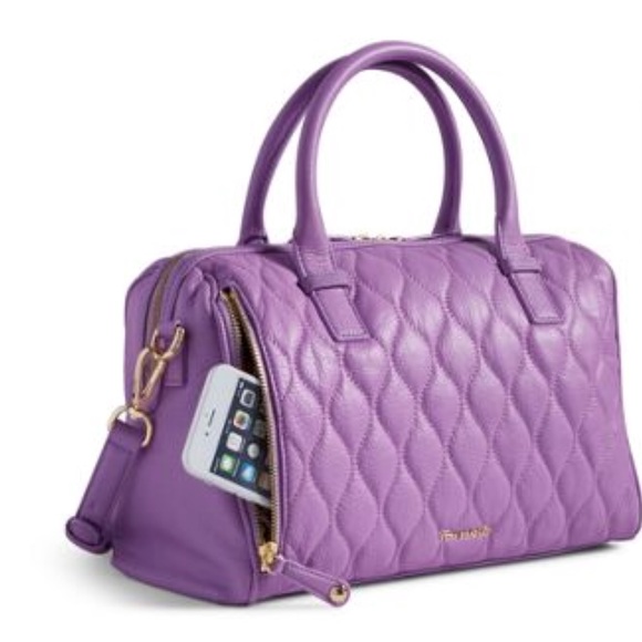 Vera Bradley Handbags - Vera Bradley Quilted Marlo lavender Satchel